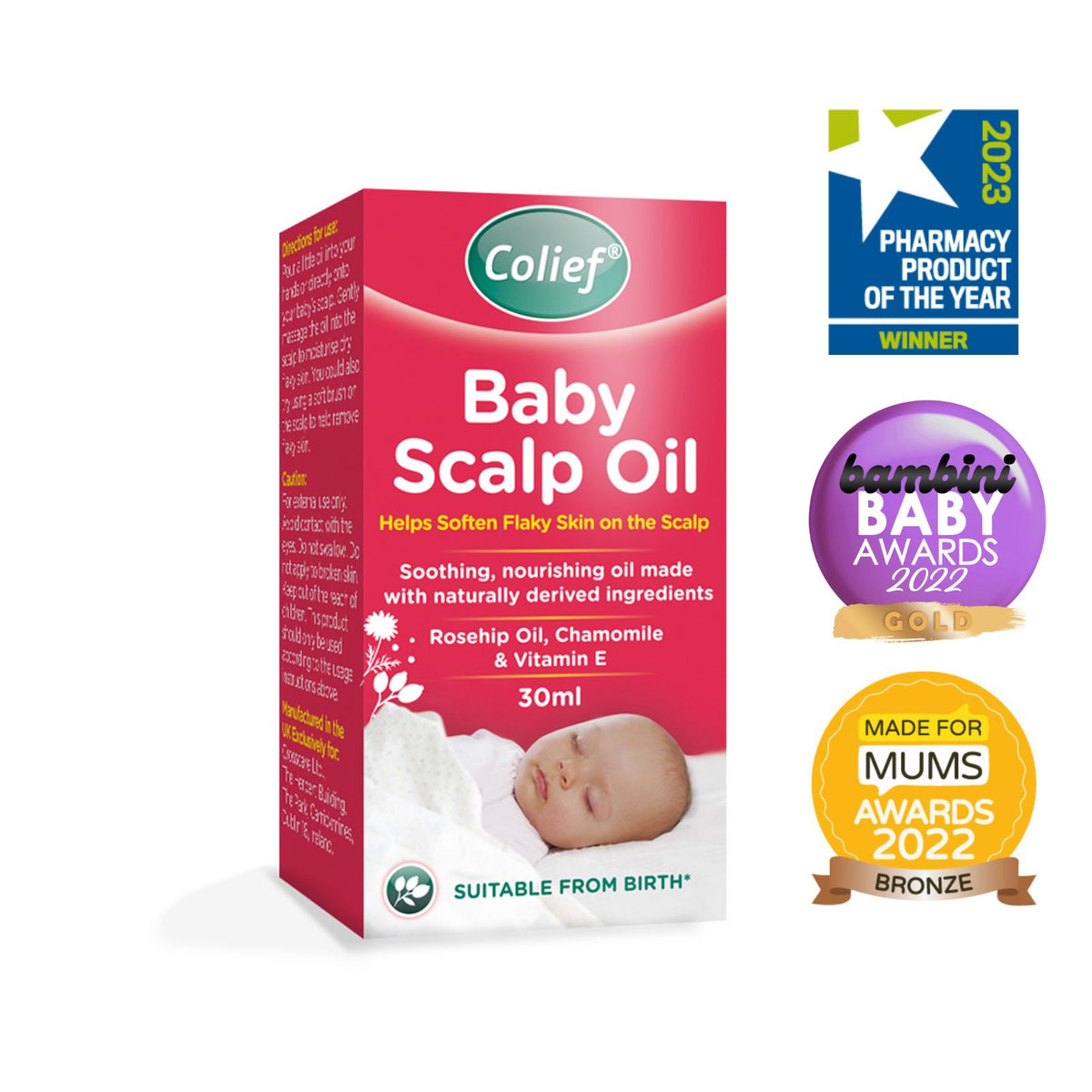 Colief Baby Scalp Oil 30ml Euky Bear Singapore