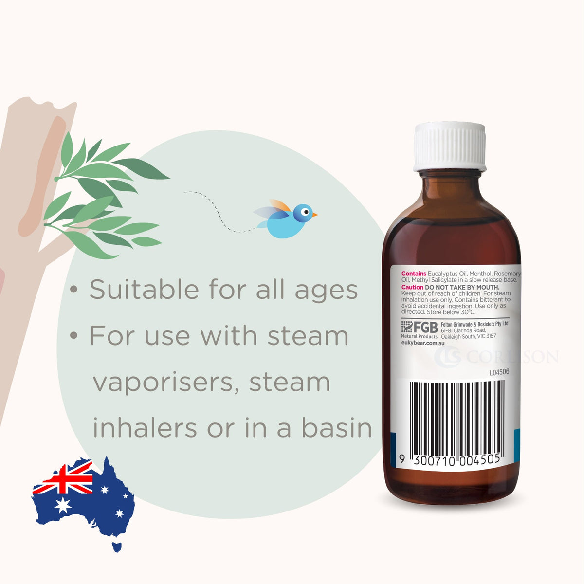 Euky Bear Sniffly Nose Inhalant 100ml | Euky Bear Singapore