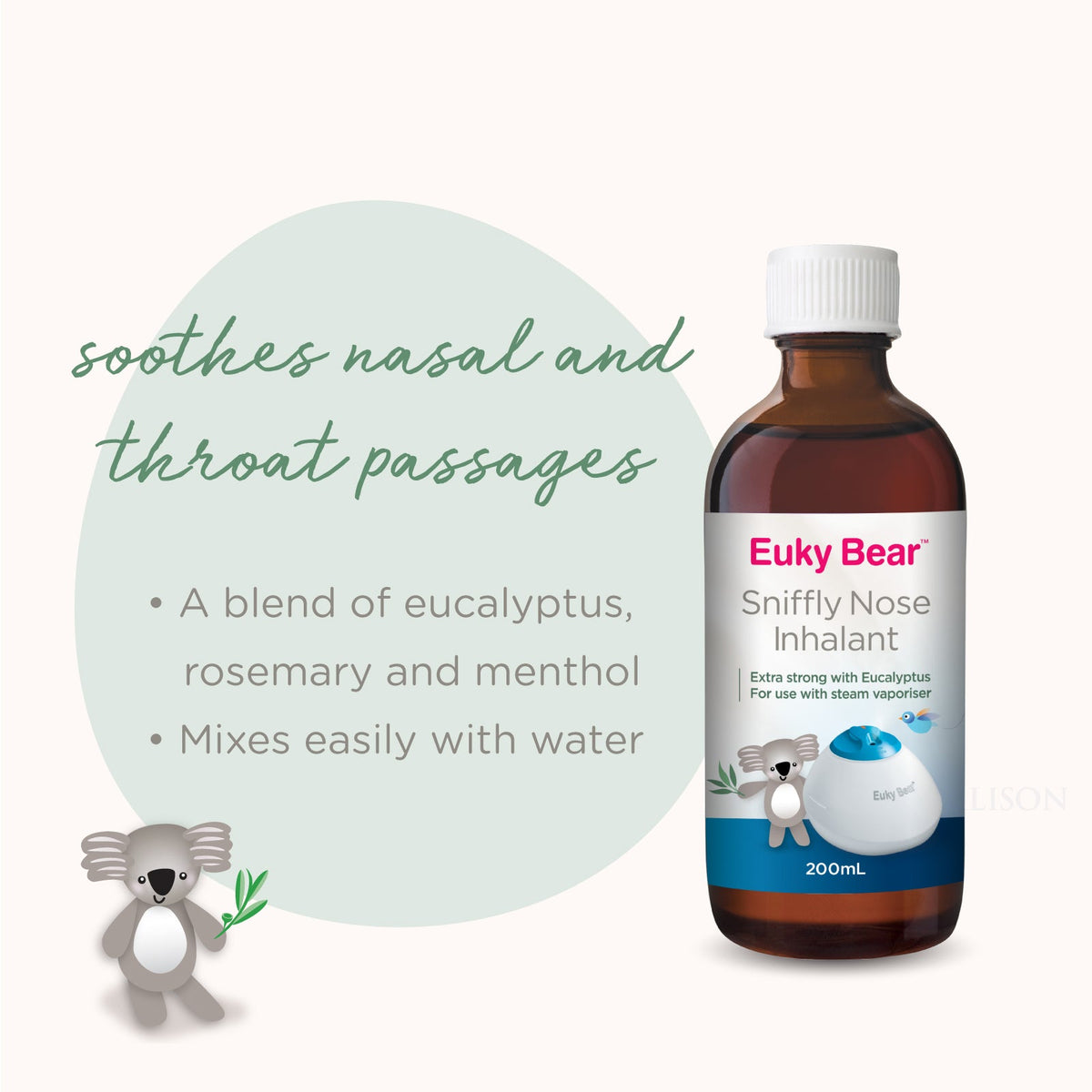 Euky Bear Sniffly Nose Inhalant 200ml | Euky Bear Singapore