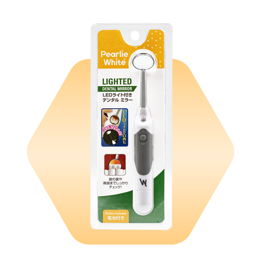 Pearlie White Lighted Dental Mirror (with English Sticker)