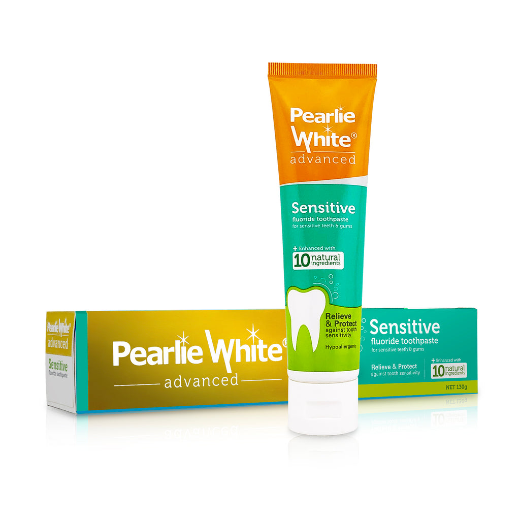 Pearlie White Advanced Sensitive Enhanced Fluoride Toothpaste 130gm