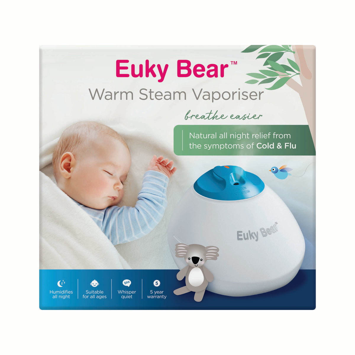Euky Bear Warm Steam Vaporiser Euky Bear Singapore